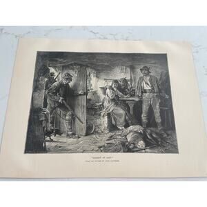 Caught At Last, Hugo Kaufmann, Deer Hunters, Book Page, 1888